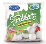 Mozzarella ekologiczna, 12 małych kulek BIO 450 g – Francia