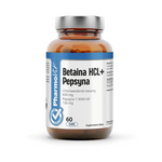 Betaina + pepsyna bezglutenowa suplement diety 60 kapsułek - PHARMOVIT (Clean Label)