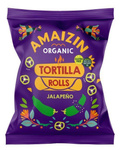 Chipsy tortilla kukurydziane o smaku jalapeno bezglutenowe BIO 100 g – Amaizin