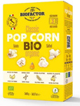 Popcorn z solą do mikrofalówki bezglutenowy BIO 3 x 90 g - Biofactor