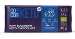 Czekolada keto z jagodami i olejem MCT bez dodatku cukru BIO 40 g – Cocoa