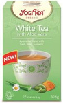 Herbata biała z aloesem (white tea with aloe vera) BIO (17 x 1,8 g) 30,6 g – Yogi Tea