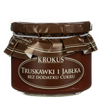 Truskawki i jabłka bez dodatku cukru 310 g - Krokus