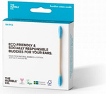 Patyczki higieniczne bambusowe niebieskie 100 sztuk – The Humble