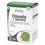 Chlorella + Spirulina suplement diety BIO 200 tabletek - Physalis