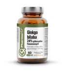 Miłorząb japoński (Ginko biloba) suplement diety 60 kapsułek 19,98 g - Pharmovit (Clean Label)