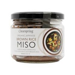 Miso z brązowego ryżu - niepasteryzowane BIO 300 g – Clearspring