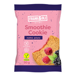 Smoothie Cookie – ciastko owsiane z nadzieniem z malin i jeżyn bezglutenowe, bez dodatku cukru 50 g – Frank&Oli