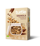 Granola czekolada-orzechy laskowe bezglutenowa BIO 350 g – Turtle