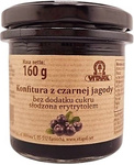 Konfitura z czarnej jagody słodzona erytrytolem bez cukru 160 g – Vitapol