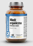 Miedź organiczna (2 mg) bezglutenowa suplement diety 60 kapsułek – Pharmovit