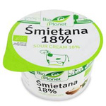 Śmietana 18% BIO 200 g – Bio Planet