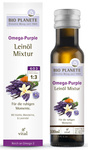 Omega purple - mieszanka z olejem lnianym (mandarynka, wanilia, lawenda) bio 100 ml - Bio Planete