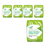 ZESTAW 5 x Mąka pszenna razowa typ 2000 bio 1 kg