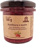 Konfitura z malin słodzona erytrytolem bez cukru 160 g – Vitapol