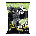 Chipsy z czerwonej soczewicy o smaku pikli i koperku 90 g – Oho