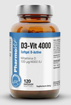 Witamina D3-Vit 100 µg (4000 j.m) bezglutenowa suplement diety 120 kapsułek – Pharmovit