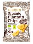 Chipsy z plantana o smaku trufli bezglutenowe BIO 80 g – El Origen