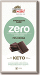 Czekolada gorzka 72 % kakao bez dodatku cukru ze stewią keto 100 g – Chocolates Sole
