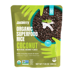 Ryż express razowy z płatkami kokosowymi bezglutenowy bio 200 g - Jasberry Rice (Calorie Watchers)