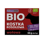 Kostka rosołowa wołowa bezglutenowa BIO 66 g – Naturavena