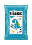 Chrupki kukurydziane dinozaury z solą morską bezglutenowe BIO 4x15 g – Biosaurus