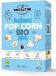 Popcorn niebieski z solą do mikrofalówki bezglutenowy BIO 3 x 90 g - Biofactor