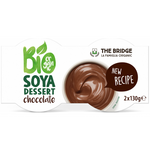 Deser sojowy o smaku czekoladowym bezglutenowy bio (2 x 130 g) 260 g - The Bridge