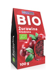 Żurawina słodzona cukrem trzcinowym BIO 100 g – Naturavena