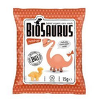 Chrupki kukurydziane o smaku ketchupowym bezglutenowe BIO 15 g – Biosaurus