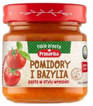 Pomidory i bazylia pasta w stylu włoskim 160 g – Primavika