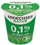 Jogurt naturalny 0,1% tł. BIO 150 g – Andechser