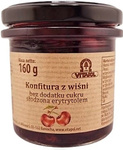 Konfitura z wiśni słodzona erytrytolem bez cukru 160 g – Vitapol