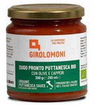 Sos pomidorowy Puttanesca z oliwkami i kaparami BIO 300 g – Girolomoni