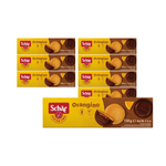ZESTAW 8 x Orangino - biszkopty w czekoladzie bezglutenowe 150 g - Schar