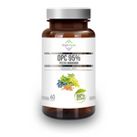 Pestki winogron ekstrakt 95 % opc (450 mg) suplement diety 60 kapsułek - Soul-Farm