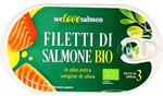 Filet z łososia w oliwie extra virgin BIO 170 g/100 g – We Love Salmon