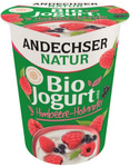 Jogurt malina-czarny bez 3,8% tł. BIO 400 g – Andechser