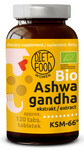 Ashwagandha ekstrakt bio (300 mg) suplement diety 120 tabletek - DIET-FOOD