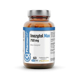 Inozytol max (750 mg) bezglutenowy suplement diety 60 kapsułek - Pharmovit – Clean Label