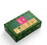 Zestaw prezentowy wcierka odbudowująca z wegańską keratyną + szczotka do masażu głowy – Sattva