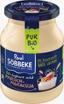 Jogurt kremowy brzoskwinia - marakuja 3,8% tłuszczu w mleku BIO 500 g słoik– Sobbeke