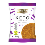 Ciasteczko KETO tahini bezglutenowe bez dodatku cukru 50 g – Frank&Oli