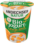 Jogurt mango-wanilia 3,8% tł. BIO 400 g – Andechser
