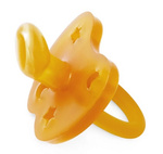 Kauczukowy smoczek anatomiczny Gwiazdy/Księżyc 3–36 miesięcy – Hevea