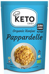 Keto makaronai be glitimo (konjako makaronai pappardelle) makaronai bio 270 g -