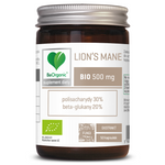 Grzyby soplówka jeżowata ekstrakt BIO suplement diety (500 mg) 50 kapsułek – Be Organic