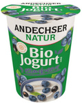Jogurt borówkowy 3,8% tł. BIO 400 g – Andechser
