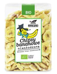 Chipsy bananowe niesłodzone BIO 350 g – Bio Planet