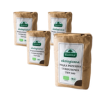 ZESTAW 4 x Mąka pszenna typ 500 bio 1 kg